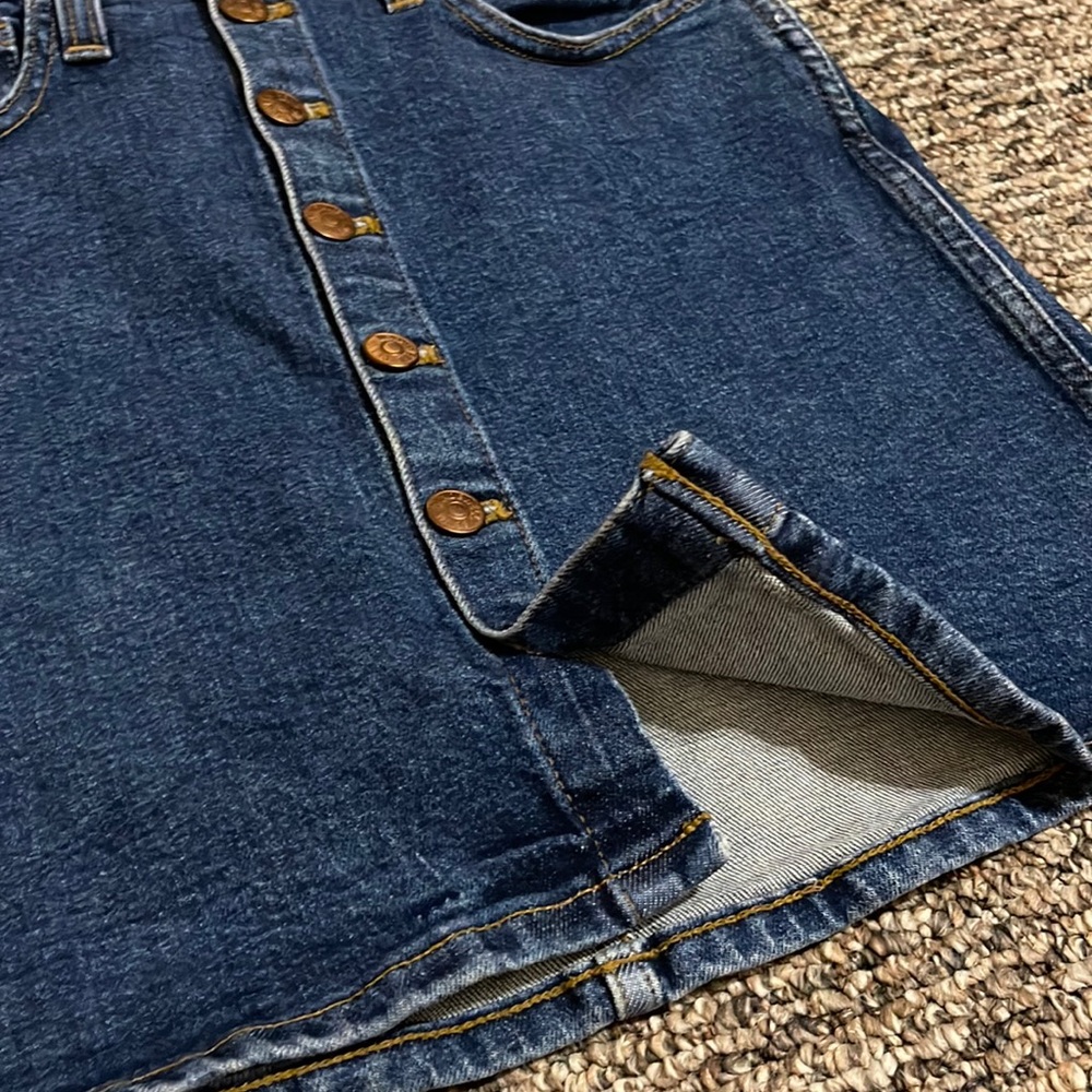 Madewell button up jeans skirt - Picture 6 of 11